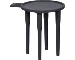 BePureHome Wynn Bijzettafel - Mangohout - Zwart - 41x43x35