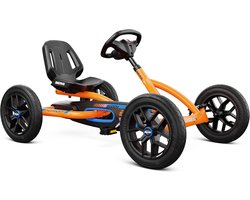 BERG Buddy B-Orange Skelter - 3+ Jaar - Verstelbare Stoel - Vrijloopautomaat - Oranje