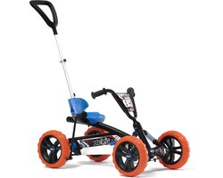 BERG Buzzy 2-in-1 Nitro Skelter - 2+ jaar - Verstelbaar Zadel - Blauw/Oranje - incl. duwstang