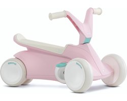 BERG GO² Loopauto - 10 tot 30 Maanden - Uitklapbare pedalen - Roze