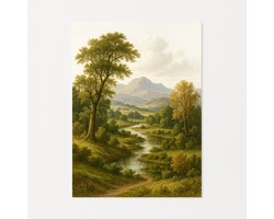 Berg posters - Wanddecoratie klassiek - Muurdecoratie landelijk - 70x100 cm