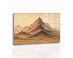 Berg wanddecoratie – plexiglas – acrylaat – 120x80 cm
