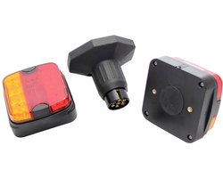 Berger & SchrÃ¶ter Aanhangerverlichtingsset 7-polig Remlicht, Achterlicht, Knipperlicht 12 V/DC Bluetooth-verbinding, In