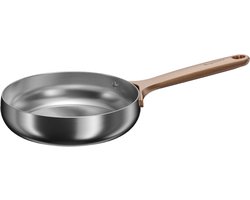 BergHOFF Home Koekenpan Ø 20 cm – RVS Braadpan – PFAS-Vrije Bakpan – Geschikt voor Inductie, Gas, Elektrisch en Keramisch – Ovenbestendige tot 250 °C en Vaatwasserbestendige pan – Warm Blush