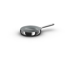 BergHOFF Home Koekenpan Ø 24 cm - RVS Koekenpan - Antikleefpan - PFAS & PTFE vrij - Inductie, Elektrisch, Keramisch & Gas - Keramische Anti-Aanbakpan