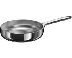 BergHOFF Home Koekenpan Ø 24 cm - RVS Koekenpan - PFAS & PTFE vrij - Inductie, Elektrisch, Keramisch & Gas - Vaatwasserbestendig - Stellar Steel