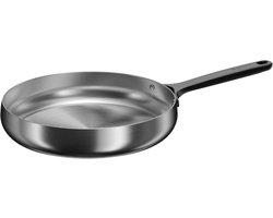 BergHOFF Home Koekenpan Ø 28 cm - RVS Koekenpan - PFAS & PTFE vrij - Inductie, Elektrisch, Keramisch & Gas - RVS Handgrepen zwart - Vaatwasserbestendig - Smokey Black
