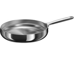 BergHOFF Home Koekenpan Ø 28 cm - RVS Koekenpan - PFAS & PTFE vrij - Inductie, Elektrisch, Keramisch & Gas - Vaatwasserbestendig - Stellar Steel