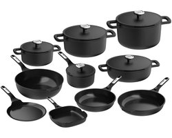BergHOFF Leo Phantom (Downdraft) Pannenset - 15 Delig