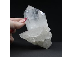 Bergkristal cluster - bergkristal - edelsteen - kristallen - edelstenen - cluster bergkristal