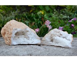 Bergkristal Geode - 0,971 kilo