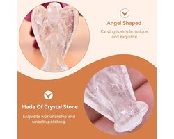 Bergkristal Guardian Angel Beeldje - Healing Crystal - Steen
