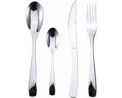Bergner Glanzend Roestvrij Staal Bestekset - Pisa - 24 Delig