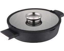Bergner Infinty Chefs Braadpan 28Cm - Deksel Met Aromatizer - Voor Inductie