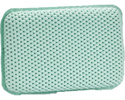 Berilo Badkussen anti-slip - groen - 29 cm - nekkussen voor in bad - relax kussen
