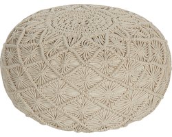 BERKANE - Poef - Beige - Katoen