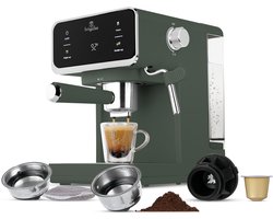 Berlingerhaus 9850 - Espresso - koffie - Senseo - Touchscreen - Machine - Matt Green Collection