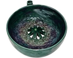 Berry Whirlpool kom, Home Novelty keukengerei, bosgroene glazuur, dynamische Whirlpool reiniging