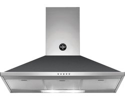Bertazzoni La Germania KPL90PLAG1NEA Afzuigkap Muurmontage Zwart 600 m³/uur A
