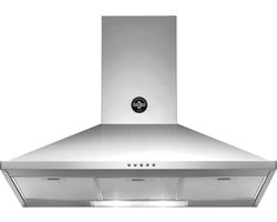 Bertazzoni La Germania KPL90PLAG1XA Afzuigkap Muurmontage Roestvrijstaal 600 m³/uur A