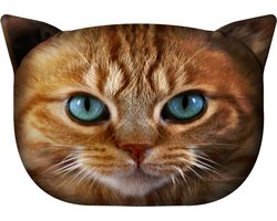 Bertoni - Design met kat motief sierkussen met verborgen ritssluiting en vulling Kussen Benek