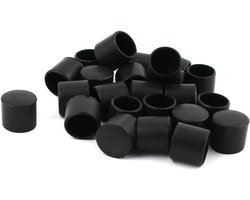 Beschermers voor Ronde Tafel en Stoel Poten - 12 mm Binnenste Diameter - Set van 24 Stuks - Anti-Kras Rubber - Meubelbescherming