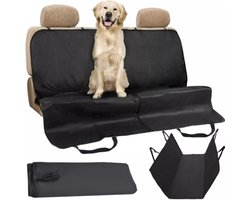 Beschermhoes Auto - Honden beschermdeken - Achterbankbeschermer - Water En Vuil Afstotend - Honden Accessoires - Hondenriem - Hoes Met Kijkvenster - Seatcover - Seat Cover - Bescherm Deken