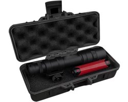Beschermhoes Harde Schaal - Opbergkoffer Waterdicht - Outdoor Gereedschap - Met Beschermend Schuim - 16.3 cm Lengte - Zwart