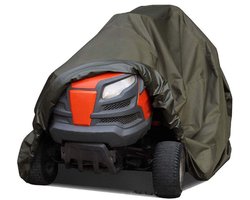 Beschermhoes - Hoes voor zitmaaier - Stofkap - Regenhoes - 183×137×117 cm - 210D Oxford-stof - Groen - Waterdicht - UV- en duurzaam - Voor buiten rijdende tuintractor grasmaaier