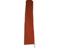 Beschermhoes MCW voor zweefparasol tot 4,3 m (3x3 m), hoes met rits ~ terracotta