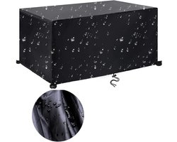 Beschermhoes Terrasmeubels - Tuinmeubelhoes - Meubels Beschermen - Waterdicht Oxford 420D - 300 x 180 x 82 cm - Zwart