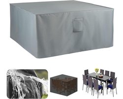 Beschermhoes Tuinmeubelen - Meubelhoes Terras - Meubels Beschermen - Scheurbestendig Oxford Stof - 273 x 154 x 75 cm - Grijs
