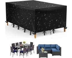 Beschermhoes Tuinmeubelen - Outdoor Cover - Meubels Beschermen - Waterdicht 420D Oxford - 160 x 90 x 85 cm - Zwart