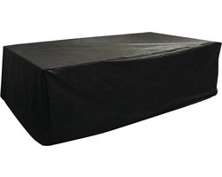Beschermhoes tuinmeubelen tuinset - 235 x 114 x 77 cm - Zwart