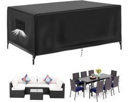 Beschermhoes Tuinmeubelen - Tuinsethoes - Waterdicht - Zwart