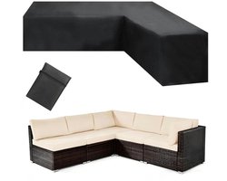 Beschermhoes voor Hoekbank - 215x215x87cm - Tuinmeubelhoezen - Tuinbank Beschermhoes - L-vormig - Meubelhoes - Tuinstoelhoes - bankhoes - Waterdichte Tuinbankhoes - Vochtbestendig - Weerbestendig - UV-bestendig - Stofdicht - Afdekking Tuinmeubelen