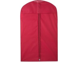 Beschermhoes voor kleding 100 x 60 cm - Rood - Kledinghoezen - Kleding opbergen/opruimen - Jas/colbert/kostuum