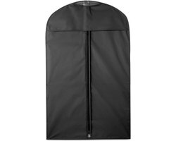 Beschermhoes voor kleding - 3x - 100 x 60 cm - Zwart - Kledinghoezen - Kleding opbergen/opruimen - Jas/colbert/kostuum