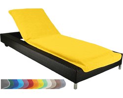 Beschermhoes voor ligbed of strandstoel van 100% katoen - 75 x 200 cm