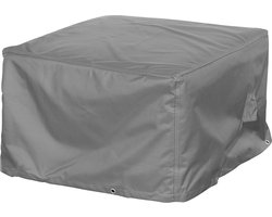 Beschermhoes voor loungetafels / loungekruk | 100 x 100 x 45 cm | polyesterweefsel van het type Oxford 600D, kleur: grijs.