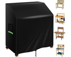 Beschermhoes voor modderkeuken 110 x 50 x 98 cm - waterdicht- en UV-bestendig - Oxford-stof - kinderkeuken en gasbarbecue - duurzaam .
