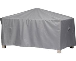 Beschermhoes voor rechthoekige tuintafel | 225 x 115 x 71 cm | polyesterweefsel van het type Oxford 600D, kleur: grijs.