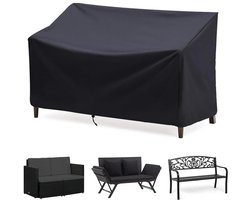 Beschermhoes voor Tuinbank - Oxford-Stof Hoes voor Tuinbank 2-3 Zits Tuinmeubelhoes - Lounge Sofa Afdekking Waterdichte Hoes - voor Tuinmeubelen Sectionele Tuinbankhoes - 193x66x63/89cm