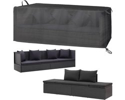 Beschermhoes voor tuinmeubels - Weerbestendig en UV-bestendig - 420D Oxford materiaal - Voor loungestoelen en tuinbanken - 220 x 80 x 80 cm