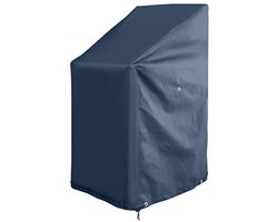 Beschermhoes voor tuinstoelen - Oxford-polyester 220g/m² - 65x65x80/120 cm - Zwart