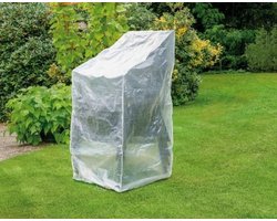 Beschermhoes voor verstelbare tuinstoelen - Transparante Bescherming 65 x 65 x 120/80 cm