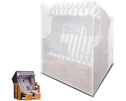 Beschermhoes Winterbestendig, 135x105x175/140cm - Beschermhoes voor Strandstoel Winterbestendig, Afdekhoes voor Strandstoel, Afdekkap voor Strandkorven, Outdoor Meubelhoes