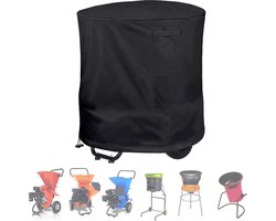 Bescherming - Beschermhoezen - Waterdichte Zware Afdekhoes voor Hakselaar & Bladhakker - Zwart - Weerbestendig & Stofdicht Beschermhoes