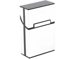 Besjaar Sigarettendoosje - Zilver - Aluminium - Sigarettenhouder - Weerbestendig - Stevige en Luxe Sigarettendoosjes