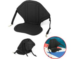Best Active SUP Zitje - 27x42x41 cm - Comfortabele Opvouwbare SUP Stoel met Rugleuning - Lichtgewicht Kajak Stoel met Verstelbare Straps & Opbergvak - SUP Accessoires